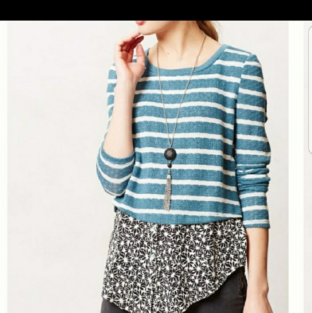 Striped Anthropologie Sweater